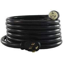 Load image into Gallery viewer, Conntek 1450SS2-15 50 Amp Temp Power Generator Cord, 15 Feet, Black
