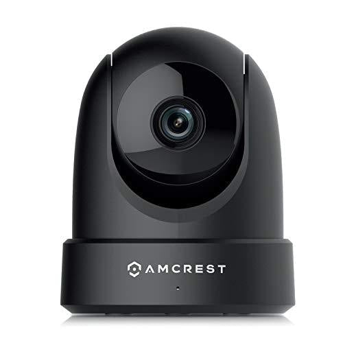 Amcrest 4MP UltraHD Indoor WiFi Camera, Security IP Camera with Pan/Tilt, Two-Way Audio, Night Vision, Remote Viewing, Dual-Band 5ghz/2.4ghz, 4-Megapixel @~20FPS, Wide 120° FOV, IP4M-1051B (Black)