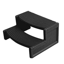 Load image into Gallery viewer, Confer Plastics Resin Multi Purpose Spa and Hot Tub Handi-Step Steps, Black
