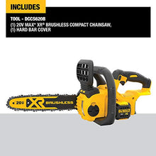 Load image into Gallery viewer, DEWALT 20V MAX* XR Chainsaw, 12-Inch, Tool Only (DCCS620B)
