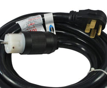 Load image into Gallery viewer, Conntek 1450SS2-15 50 Amp Temp Power Generator Cord, 15 Feet, Black
