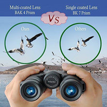 Load image into Gallery viewer, Gosky 10x42 Roof Prism Binoculars for Adults, HD Professional Binoculars for Bird Watching Travel Stargazing Hunting Concerts Sports-BAK4 Prism FMC Lens-with Phone Mount Strap Carrying Bag
