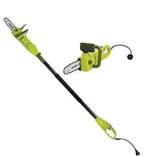 Load image into Gallery viewer, Sun Joe SWJ806E 8-Inch 8.0 Amp 2-in-1 Convertible Pole Chain Saw, Green
