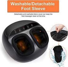 Load image into Gallery viewer, RENPHO Foot Massager Machine with Heat, Fathers Day Gifts, Shiatsu Deep Kneading, Multi-Level Settings, Delivers Relief for Tired Muscles and Plantar Fasciitis, Fits feet up to Men Size 12
