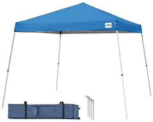 Load image into Gallery viewer, Caravan Canopy 21207800020 12x12 V-Series 2 Instant Canopy Kit, 12'x12' base; 9'x9' top, Blue
