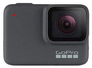 GoPro HERO7 Silver + PNY Elite-X 32GB microSDHC Card Adapter-UHS-I, U3 - Waterproof Digital Action Camera with Touch Screen 4K HD Video 10MP Photos Live Streaming Stabilization