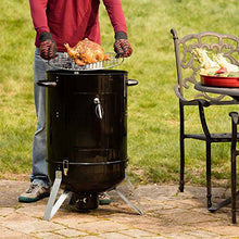 Load image into Gallery viewer, Cuisinart COS-118, Vertical Charcoal Smoker, 18"

