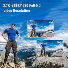 Load image into Gallery viewer, Digital Camera Vlogging Camera with YouTube 30MP Full HD 2.7K Vlog Camera with Flip Screen 180° Rotation with 32GB Memory Card and 2 Batteries （Focus Fixed）
