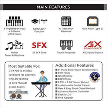 Load image into Gallery viewer, Casio CT-X700 61-Key Portable Keyboard
