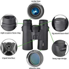 Load image into Gallery viewer, Gosky 10x42 Roof Prism Binoculars for Adults, HD Professional Binoculars for Bird Watching Travel Stargazing Hunting Concerts Sports-BAK4 Prism FMC Lens-with Phone Mount Strap Carrying Bag
