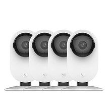 Load image into Gallery viewer, YI 4pc Security Home Camera Baby Monitor, 1080p WiFi Smart Indoor Nanny IP Cam with Night Vision, 2-Way Audio, Motion Detection, Phone App, Pet Cat Dog Cam - Works with Alexa and Google
