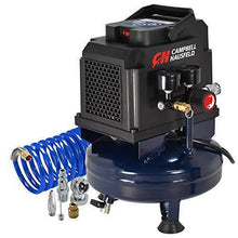 Load image into Gallery viewer, Campbell Hausfeld 1 Gallon Portable Air Compressor with Inflation Kit &amp; Air Hose, w/Accessory Kit (DC010010E)
