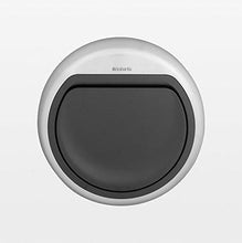 Load image into Gallery viewer, Brabantia Touch Trash Can 16 gallon/60 liter - Matte Steel Fingerprint-Proof, 484506
