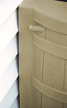 Load image into Gallery viewer, Good Ideas Rain Wizard 50 Gallon Plastic Outdoor Home Rain Barrel Water Storage Collector with Brass Spigot and Flat Back Design, Khaki
