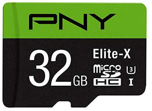 GoPro HERO7 Silver + PNY Elite-X 32GB microSDHC Card Adapter-UHS-I, U3 - Waterproof Digital Action Camera with Touch Screen 4K HD Video 10MP Photos Live Streaming Stabilization