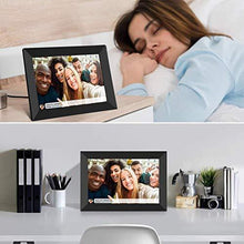 Load image into Gallery viewer, FRAMEO 10.1 Inch Smart WiFi Digital Photo Frame 1280x800 IPS LCD Touch Screen, Auto-Rotate Portrait and Landscape, Built in 16GB Memory, Share Moments Instantly via Frameo App from Anywhere
