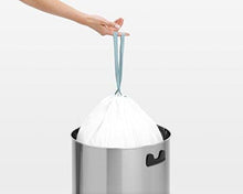 Load image into Gallery viewer, Brabantia Touch Trash Can 16 gallon/60 liter - Matte Steel Fingerprint-Proof, 484506
