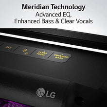 Load image into Gallery viewer, LG PK7 XBOOM Go Water-Resistant Wireless Bluetooth Party Speaker with Up To 22 Hours Playback - Black

