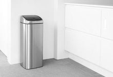 Load image into Gallery viewer, Brabantia Rectangular Touch Bin, 6 Gal / 25L, Matte Steel Finger Print Proof
