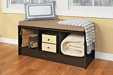 Load image into Gallery viewer, ClosetMaid 1570 Cubeicals 3-Cube Storage Bench, Espresso

