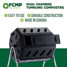 Load image into Gallery viewer, IM4000 Dual Chamber Tumbling Composter (Black)
