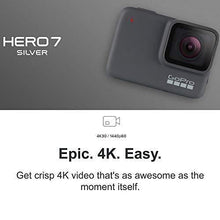 Load image into Gallery viewer, GoPro HERO7 Silver - E-Commerce Packaging - Waterproof Digital Action Camera with Touch Screen 4K HD Video 10MP Photos Live Streaming Stabilization
