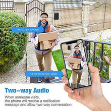 Load image into Gallery viewer, Conico Outdoor Security Camera, Wireless Rechargeable Battery Powered Camera 15000mAh, 1080P WiFi Surveillance Camera for Home with Night Vision, Two Way Audio, PIR Motion Detection, IP65 Waterproof

