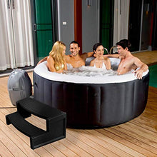 Load image into Gallery viewer, Confer Plastics Resin Multi Purpose Spa and Hot Tub Handi-Step Steps, Black

