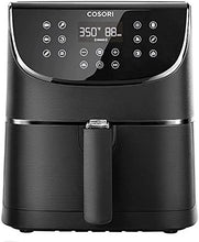Load image into Gallery viewer, COSORI Air Fryer (100 Recipes Book) 1500W Electric Hot Oven Oilless Cooker, 11 Presets Preheat &amp; Shake Reminder, LED Touch Screen, Nonstick Basket, 3.7 QT, Digital-Black

