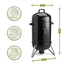 Load image into Gallery viewer, Cuisinart COS-118, Vertical Charcoal Smoker, 18"
