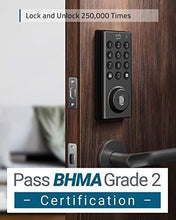 Load image into Gallery viewer, eufy Security Keyless Entry Door Lock, App Control, Bluetooth Electronic Deadbolt, BHMA Certified, IPX3 Weatherproof Protection, Compatible with Wi-Fi Bridge (Sold Separately)
