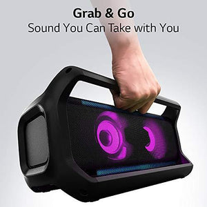 LG PK7 XBOOM Go Water-Resistant Wireless Bluetooth Party Speaker with Up To 22 Hours Playback - Black