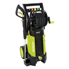 Load image into Gallery viewer, Sun Joe SPX3001 2030 PSI 1.76 GPM 14.5 AMP Electric Pressure Washer with Hose Reel, Green
