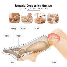 Load image into Gallery viewer, FIT KING Foot and Leg Massager for Circulation with Knee Heat with Hand-held Controller 3 Modes 3 Intensities FT-011A
