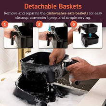 Load image into Gallery viewer, COSORI Air Fryer(100 Recipes), 12-in-1 Large XL Air Fryer Oven with Upgrade Customizable 10 Presets, Preheat, Shake Reminder, Digital Hot Oilless Cooker, 5.8QT, Black
