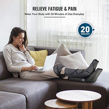 Load image into Gallery viewer, FIT KING Foot and Leg Massager for Circulation with Knee Heat with Hand-held Controller 3 Modes 3 Intensities FT-011A
