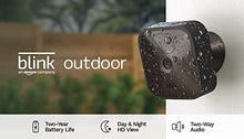 Load image into Gallery viewer, Blink Outdoor - wireless, weather-resistant HD security camera, two-year battery life, motion detection, set up in minutes – 3 camera kit
