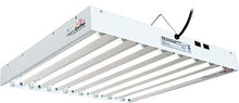 Load image into Gallery viewer, Hydrofarm Agrobrite FLT28 T5 Fluorescent, 2 Foot, 8 Tube Grow Light System, 2-Feet, White
