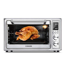 Load image into Gallery viewer, COSORI CO130-AO Air Fryer Toaster Oven Combo 12-in-1 Countertop Rotisserie &amp; Dehydrator for Chicken, Pizza, 100 Recipes &amp; 6 Accessories Included, 30L, Silver
