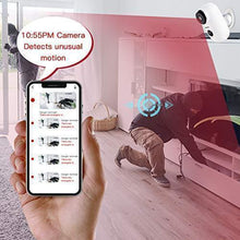Load image into Gallery viewer, Wireless Rechargeable Battery Powered WiFi Camera, Home Security Camera, Night Vision, Indoor/Outdoor, 1080P Video with Motion Detection, 2-Way Audio, Waterproof, compatible with Cloud Storage/SD Slot
