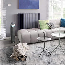 Load image into Gallery viewer, GermGuardian True HEPA Filter Air Purifier, UV Light Sanitizer, Eliminates Germs, Filters Allergies, Pets, Pollen, Smoke, Dust, Mold, Odors, Quiet 28 inch, 5-in-1 Air Purifier for Home, Charcoal Grey
