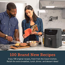 Load image into Gallery viewer, COSORI Air Fryer (100 Recipes Book) 1500W Electric Hot Oven Oilless Cooker, 11 Presets Preheat &amp; Shake Reminder, LED Touch Screen, Nonstick Basket, 3.7 QT, Digital-Black
