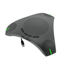 Load image into Gallery viewer, Conference Microphone Omnidirectional USB Speakerphone Microphone for 8-10 People Business Conference,360° Omnidirectional Microphone Intelligent DSP Noise Reduction for Video Meeting (Gray)
