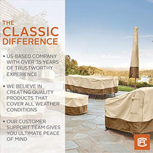 Load image into Gallery viewer, Classic Accessories 55-882-011501-RT Veranda Patio V-Shaped Sectional Sofa Cover, Large, Pebble/Bark/Earth, Patio Furniture Covers
