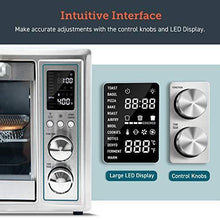 Load image into Gallery viewer, COSORI CO130-AO Air Fryer Toaster Oven Combo 12-in-1 Countertop Rotisserie &amp; Dehydrator for Chicken, Pizza, 100 Recipes &amp; 6 Accessories Included, 30L, Silver
