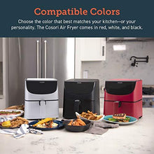 Load image into Gallery viewer, COSORI Air Fryer(100 Recipes, Rack &amp; 4 Skewers) Oilless Oven Cooker 13 Functions, Preheat &amp; Shake Reminder, LED Touch Screen, 3.7 QT, Digital-Burgundy Red
