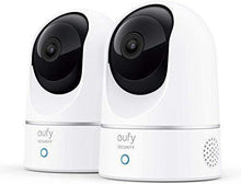 Load image into Gallery viewer, eufy Security, 2K Indoor Cam Pan &amp; Tilt 2-Cam Kit, Plug-in Security Indoor Camera with Wi-Fi, IP Camera, Human &amp; Pet AI, Voice Assistant Compatibility, Motion Tracking, HomeBase Not Required.
