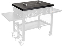 Load image into Gallery viewer, Blackstone 5004 Hard Top Lid with Handle-Outdoor Cover Powder Coated Steel Lightweight Durable Perfect Accessories to Protect Fits 36” Front or Rear Grease Griddle, 36 Inch, Black
