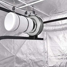 Load image into Gallery viewer, iPower 4 Inch 190 CFM Duct Inline Fan with 4" Filter 8 Feet Ducting Combo for Grow Tent Ventilation, Silver
