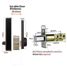 Load image into Gallery viewer, Aibocn Smart Lock, Keyless Entry Door Lock with Bluetooth, Electronic Keypad Deadbolt Lock, Smart Lock Front Door Works with APP Control, Voice, eKey and Code, Auto-Lock for Home Apartment Hotel
